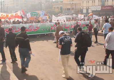 مسيرة من مسجد الاستقامة دعما للمعزول - ارشيفية