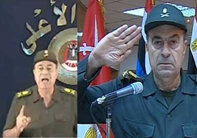 الفنجري يؤدي التحية لشهداء الثورة .. وبعد شهور يحذر من الوقيعة بين الجيش والشعب
