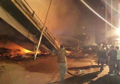 حادث انهيار كوبرى عزبة النخل