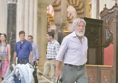 الممثل والمنتج الأمريكى هاريسون فورد