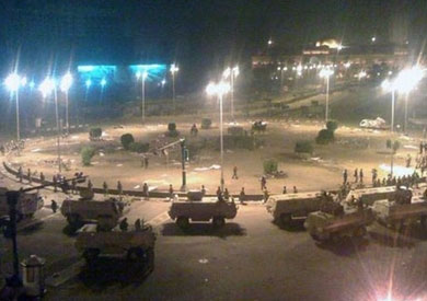 انتشار لقوات الشرطة والجيش بميدان التحرير