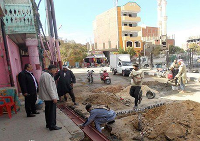 تركيب عدد من المصافي الجديدة تحسبًا للسيول في الوادي الجديد