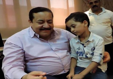 مدير المباحث بعد تحرير الطفل