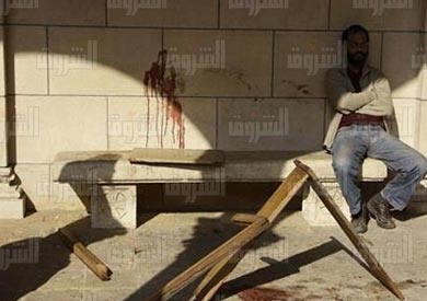 تفجير الكنيسة البطرسية في محيط الكاتدرائية المرقسية بالعباسية - تصوير: أحمد عبد الفتاح