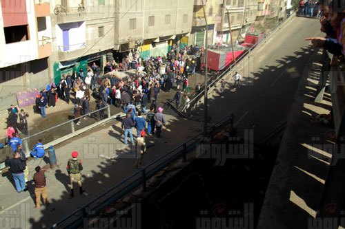 انهيار كوبري عزبة النخل - «خاص الشروق»