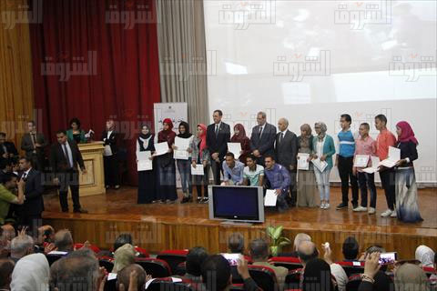 تكريم اوائل الثانوية العامة والدبلومات الفنية -تصوير جيهان نصر