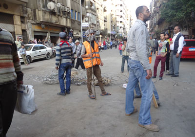 اللجان الشعبية بميدان التحرير.أرشيفية