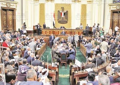 جلسة اولى فى دور الانعقاد الثانى مجلس النواب 2016 تصوير لبنى طارق
