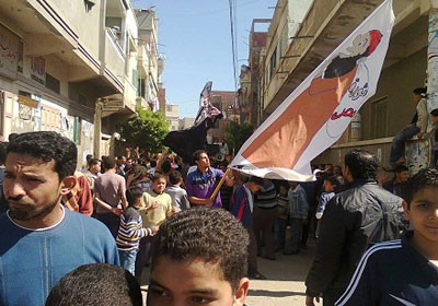 مسيرة مناهضة للإخوان بدمياط