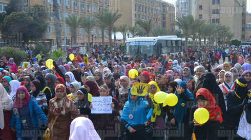 مسيرة لطلاب الاخوان - تصوير: أميرة مرتضى
