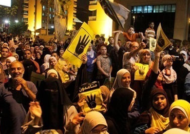 مسيرة لانصار الاخوان بالبحيرة ارشيفية