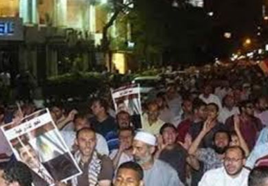 مسيرة لأنصار الإخوان على الطريق الدولي بكفر الشيخ - أرشيفية