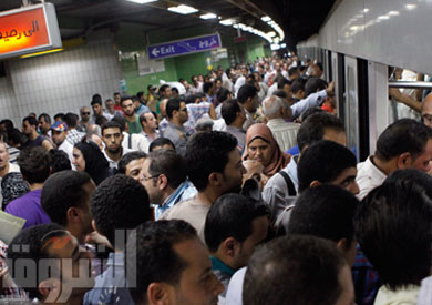 رئيس المترو ينفي لـ«الشروق» وجود عبوات ناسفة بمحطة «الحلمية» - تصوير: صبري خالد