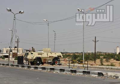انتشار كثيف لقوات الجيش فى سيناء تصوير  روجيه أنيس