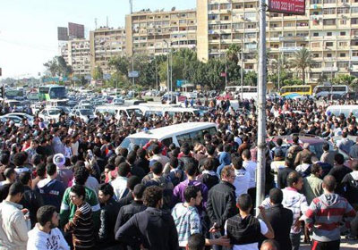 تظاهرة للاسلاميين امام رابعه العدوية