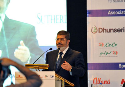 محمد مرسي في خطاب اعلامي