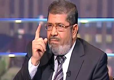 الدكتور محمد مرسي، رئيس الحزب ومرشحه الرئاسي
