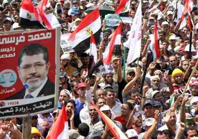 أرشيفية مظاهرات الإسلاميين بالإسكندرية للمطالبة بشرعية مرسي