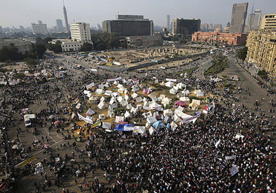 مظاهرات في ميدان التحرير