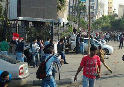 اشتباكات بين مؤيدين ومعارضين لإخوان المسلمين بالإسكندرية