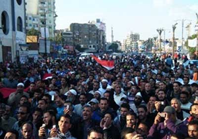 تظاهرات بمحافظة السويس
