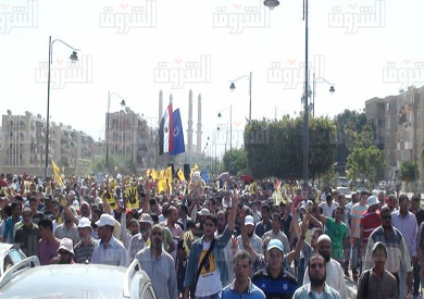 مسيرة لمؤيدي «مرسي» بالسويس في «جمعة صمود السويس»