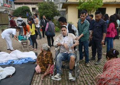 ارشيفية لزلزال نيبال