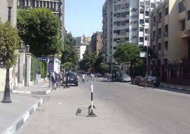 إغلاق محيط الصحفيين