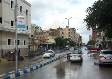 سقوط أمطار خفيفة وإغلاق بوغاز ميناء الصيد كإجراء احترازي ببورسعيد