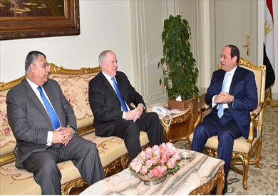 السيسي ومدير المخابرات الأمريكية