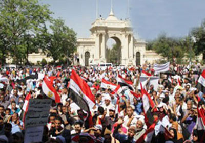 مظاهرات مناهضة للرئيس المعزول محمد مرسى – أرشيفية