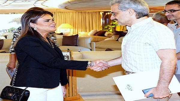 سحر نصر و الوليد بن طلال