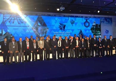 صورة جماعية للعلماء والخبراء المصريين مع المهندس شريف إسماعيل رئيس مجلس الوزراء