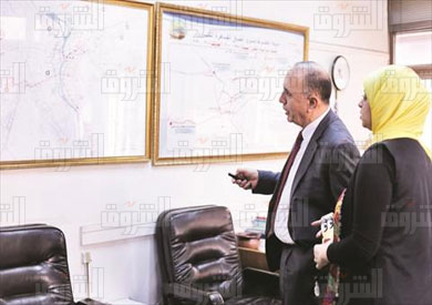 طارق أبو الوفا وكيل وزارة النقل تصوير هبة الخولي