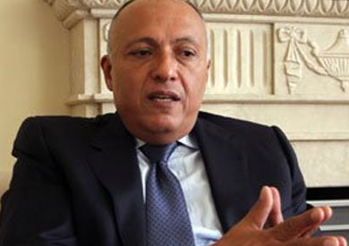 سامح شكري مع نظيره البريطاني