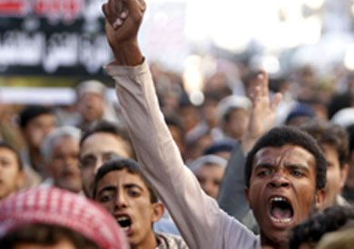 مؤيدون للحوثيين يتظاهرون في صنعاء