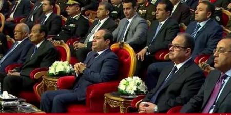 «السيسي» يشهد فيلما تسجيليا عن إنجازات وتضحيات «الداخلية»