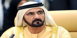 رئيس مجلس وزراء الإمارات حاكم دبى، الشيخ محمد بن راشد آل مكتوم
