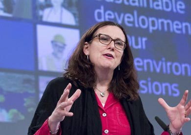 المفوضة الأوروبية للتجارة سيسيليا مالستروم