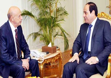 استقبال الرئيس السيسي لعقيلة صالح رئيس مجلس النواب الليبي ارشيفية