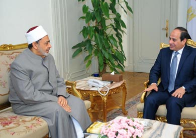 السيسى وشيخ الازهر ارشيفية