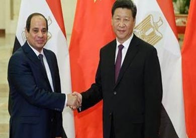 السيسى ونظيره الصينى شي جين بينج ارشيفية