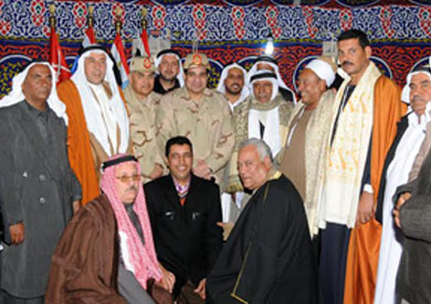 الفريق أول عبد الفتاح السيسي يلتقي شيوخ وعواقل سيناء