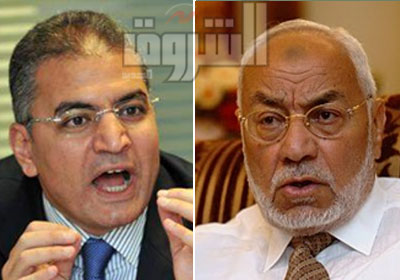 مهدى عاكف وعصام سلطان