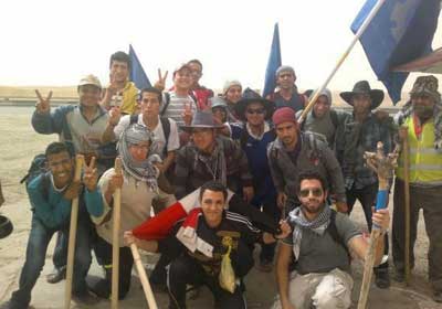 شباب السويس قبل تحركهم إلي التحرير
