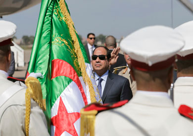 السيسي في الجزائر -ارشيفية