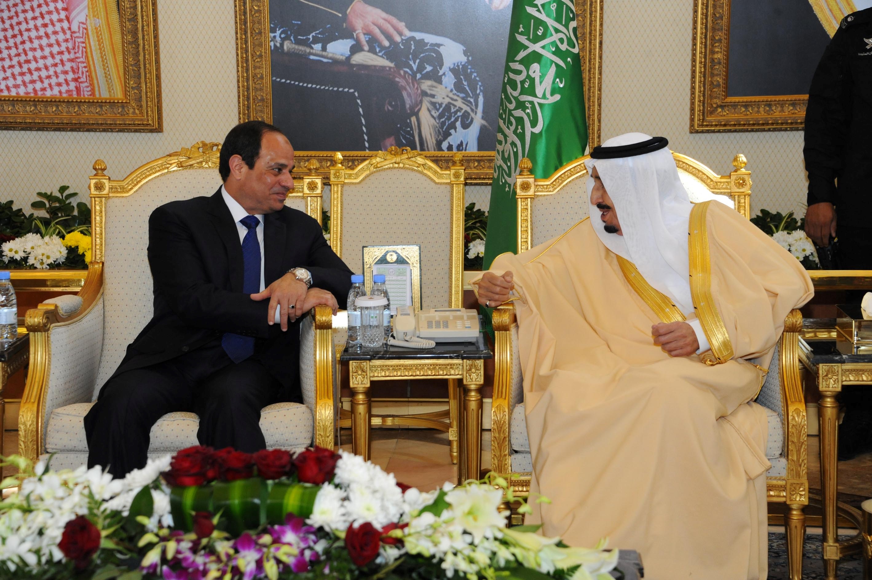 الرئيس عبدالفتاح السيسي، والعاهل السعودي الملك سلمان بن عبدالعزيز