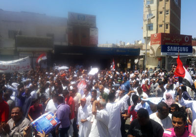 مسيرة مؤيدة لمرسي بالغردقة