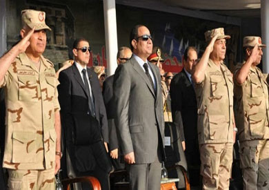 السيسي يشهد احتفال القوات المسلحة بانتصارات أكتوبر-ارشيفية