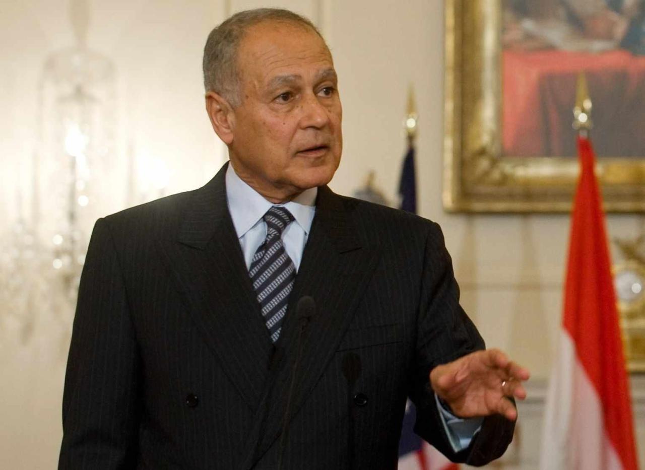 أحمد أبو الغيط، الأمين العام لجامعة الدول العربية